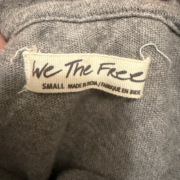 ‼️WE THE FREE by Free People “62” Retro Varsity Long Sleeve Top - SIZE SMALL 👀👀👀 - Picture 10 of 10